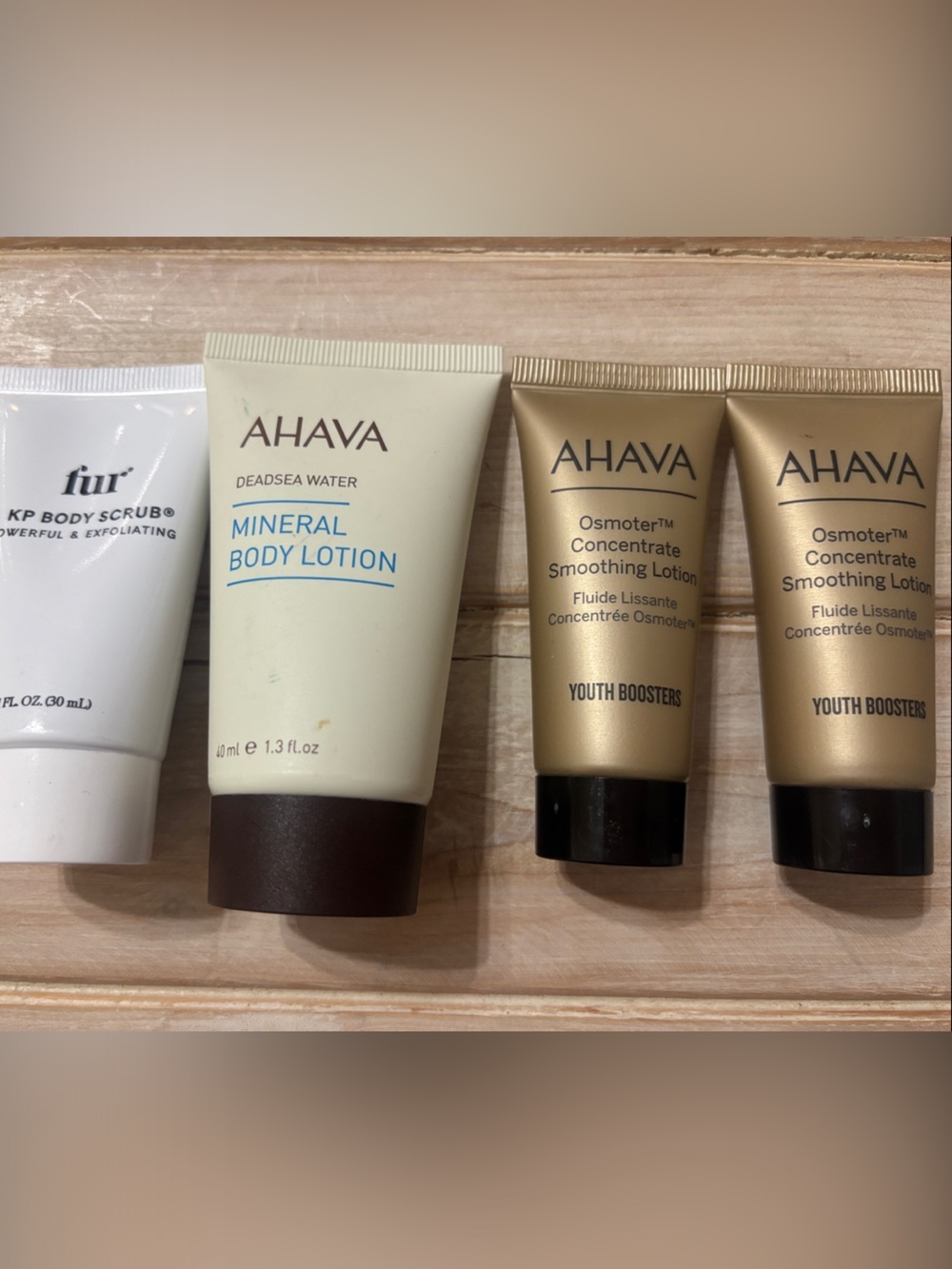 AHAVA Mineral Body Lotion & Youth Booster Tubes (97)